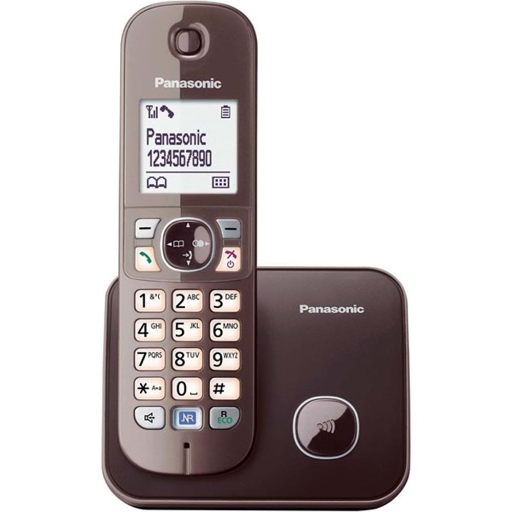 PANASONIC KX-TG-6811 Kablosuz LCD Ekranlı Telefon Siyah