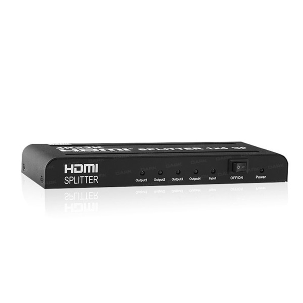 DARK 4port DK-HD-SP4X1 1port HDMI (giriş) 4port HDMI (çıkış) HDMI Switch