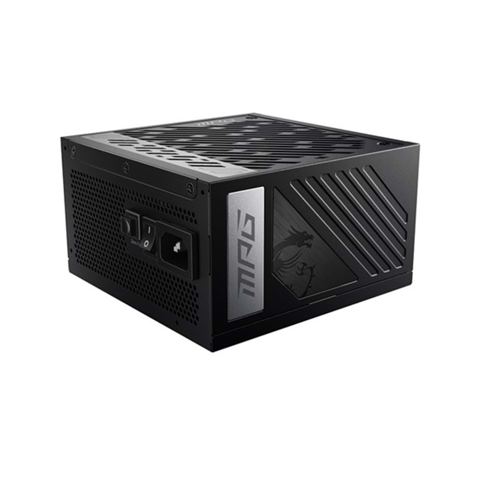 MSI 1000W 80+ GOLD MPG A1000G 13.5cm Fanlı PCIe5.0 Tam Modüler Power Supply