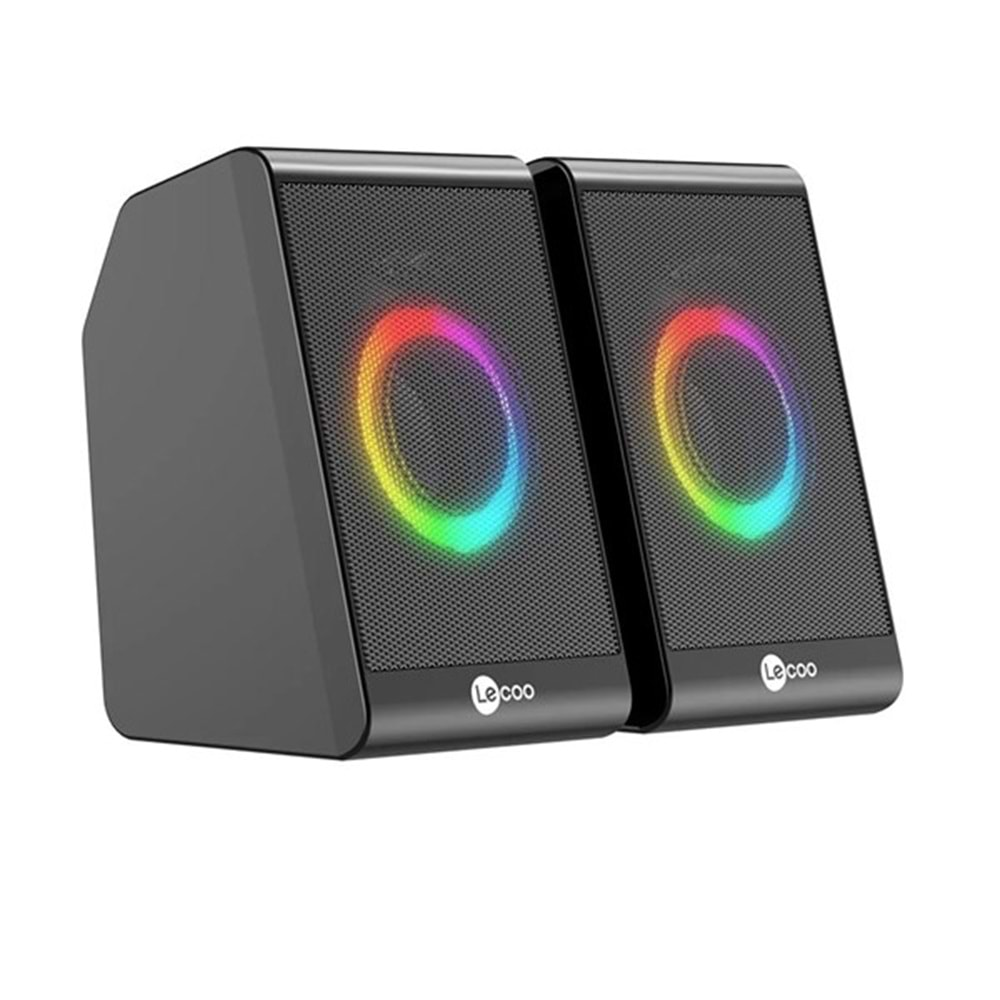 LENOVO LECOO DS100 1+1 Siyah 6w RMS Hoparlör RGB Ledli