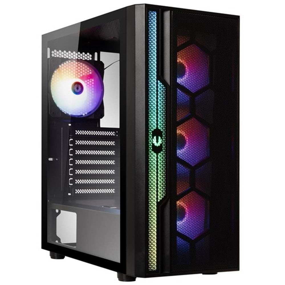 BITFENIX 750W 80+ APOLLO APL-300-KKGXP-4F Gaming Mid-Tower PC Kasası 4X RGB FANLI