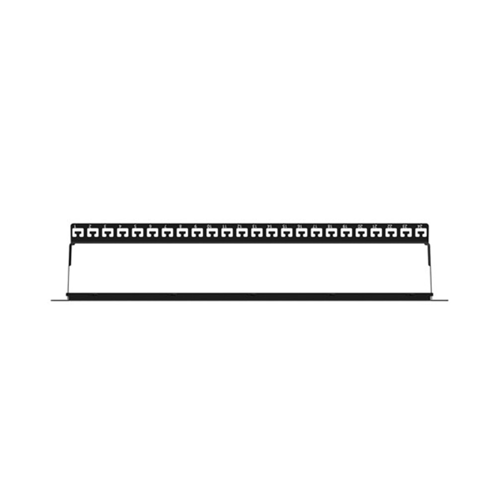 AGER 1U 24port Cat6 Utp Boş Patch Panel AC-610-24