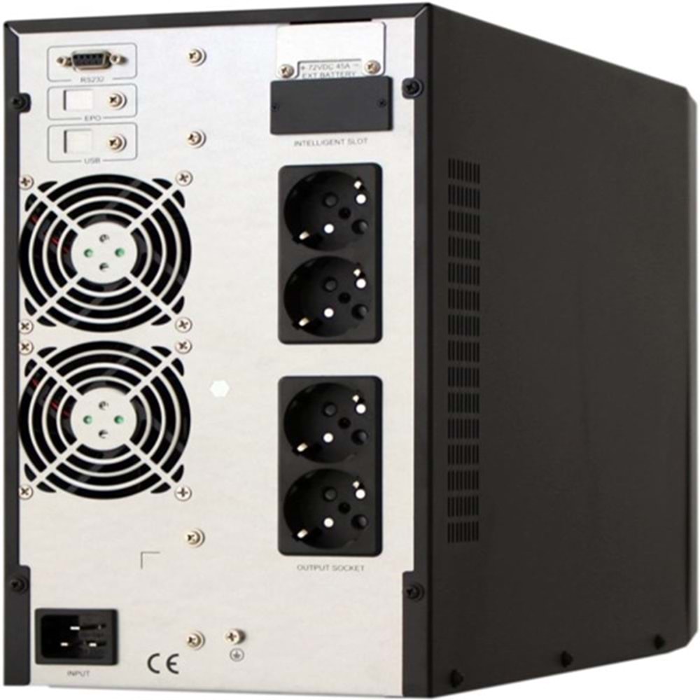 DOTVOLT 2KVA MN2KVA ONLINE 1/1F LCD EKRAN TOWER UPS 4x 12V 9 Amper