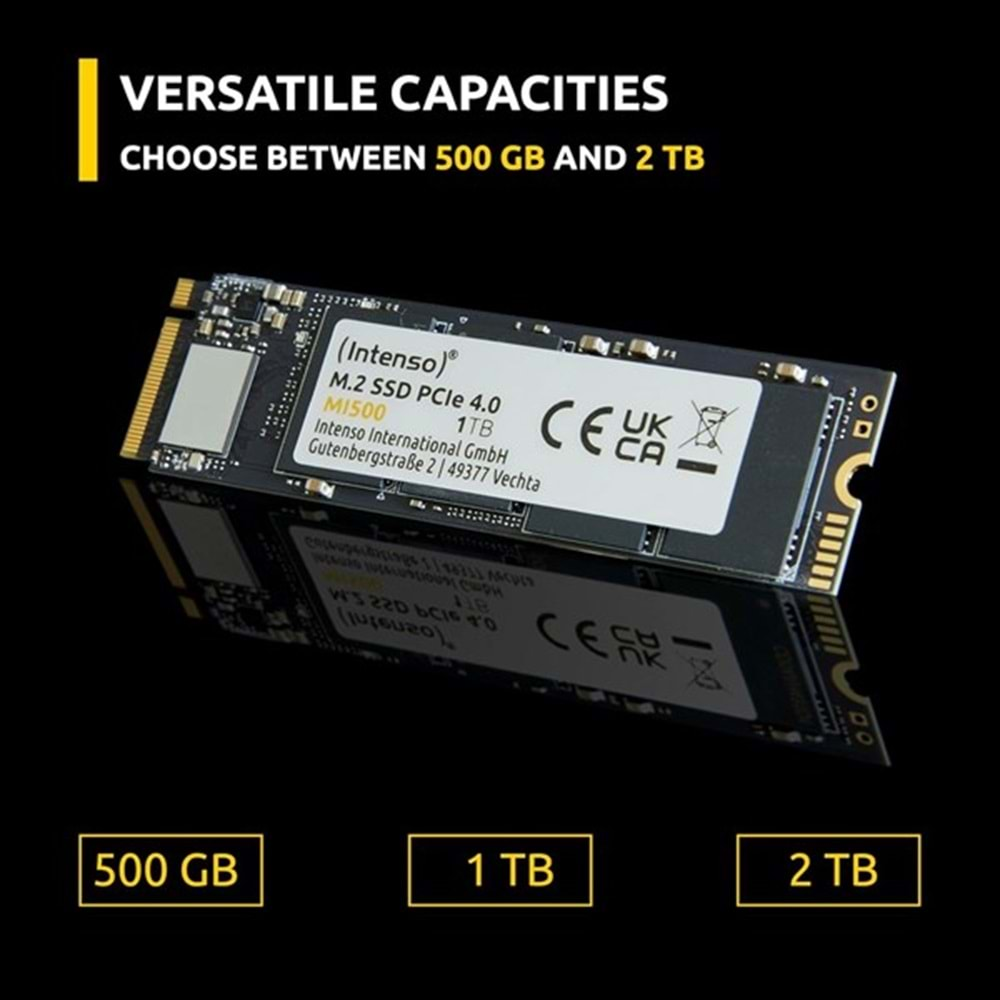 INTENSO 2TB MI500 3836470 5300- 4500MB/s M2 NVME GEN4 Disk