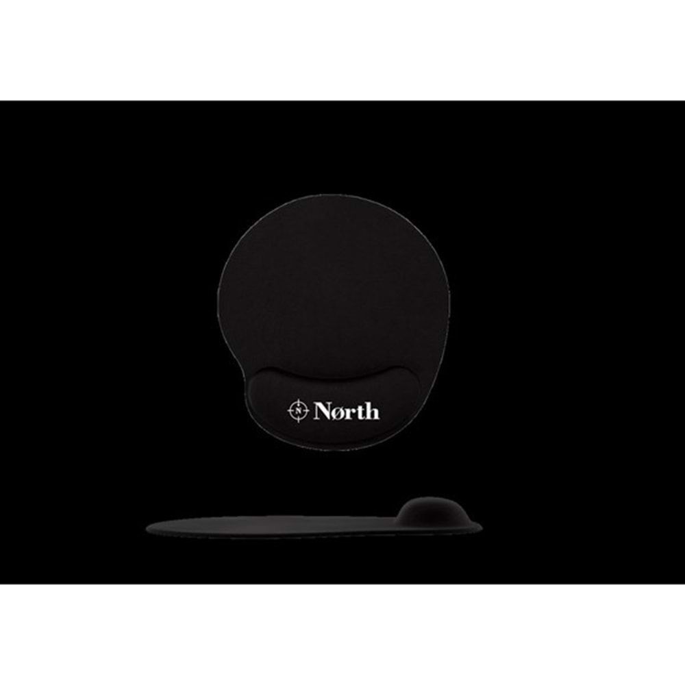 NORTH AirFly Premium Quality Bilek Destekli Siyah Gaming Mouse Pad