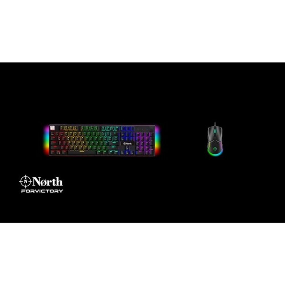 NORTH Odin Premium Siyah Gaming Mouse Pad 900x400mm