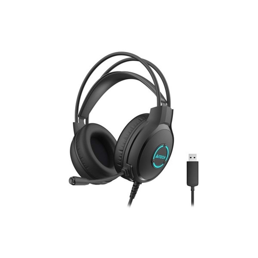 A4 TECH FH-300U Stereo USB Siyah Mikrofonlu Kulaklık