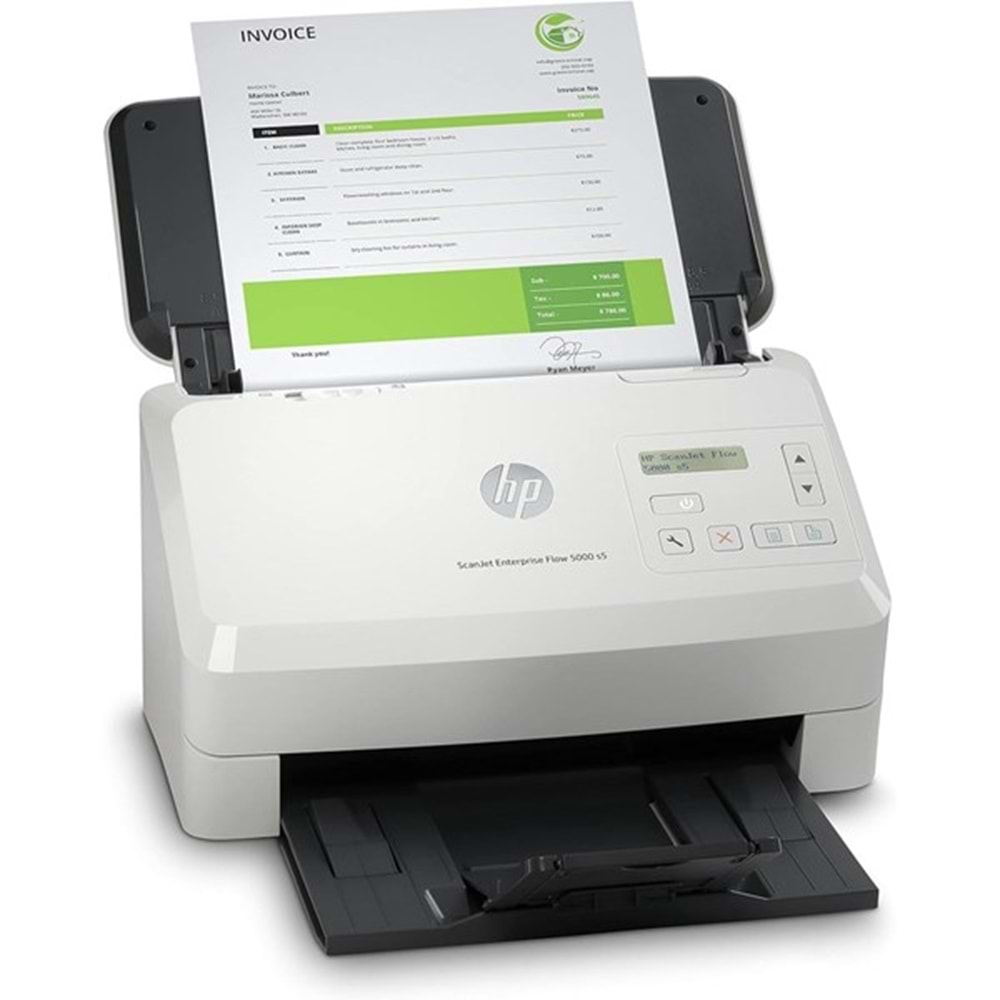 HP A4 Scanjet Enterprise Flow 5000 S5 6FW09A 40ppm Döküman Tarayıcı