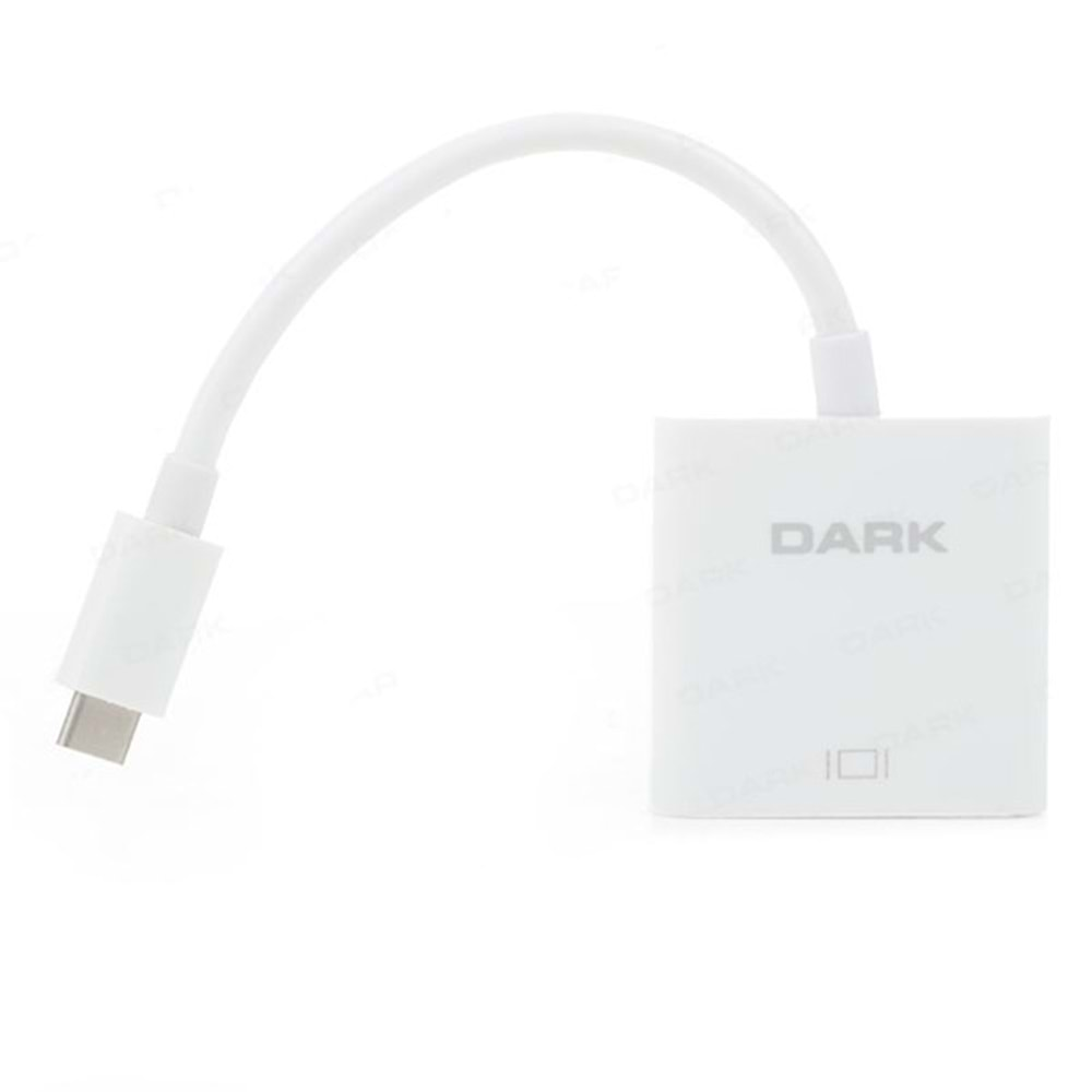 Dark DK-AC-U31XHD USB 3.1 Type-C' den 4K UHD HDMI Dönüştürücü Adaptör (4K 30Hz)