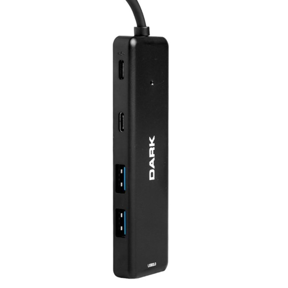 Dark Connect Master X5C DK-AC-USB347 USB3.2 Gen 1 Type-A to 3 Port USB-A & 1 Port Type-C 2.0 / 1X Type-C Charge 