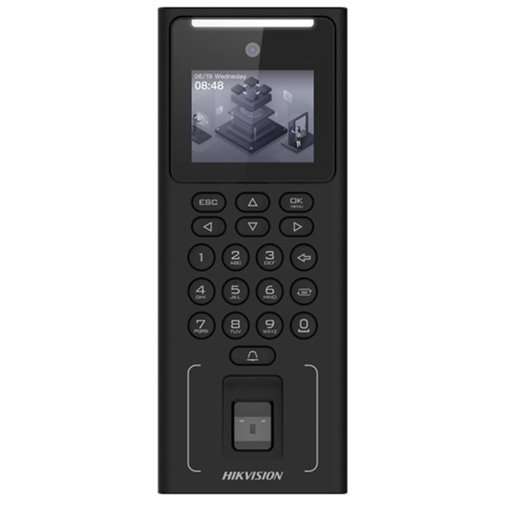 HIKVISION DS-K1T321EFWX Yüz Tanıma Ve Parmak İzi Kontrol Terminali