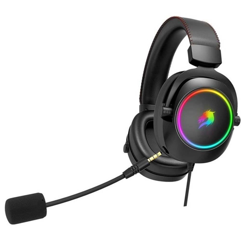 GAMEBOOSTER H44 RGB USB7.1 Siyah Profesyonel Oyuncu Kulaklığı