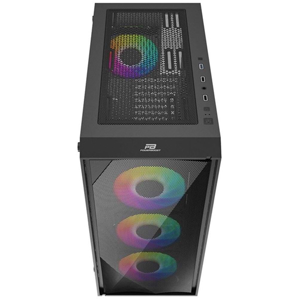 POWERBOOST PB-P711B GAMING MID-TOWER PC KASASI