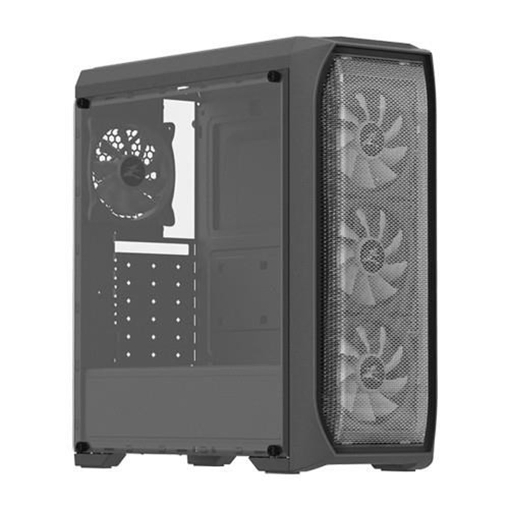 ZALMAN 700W N5-MF 4-RGB FANLI GAMING MID TOWER PC KASASI
