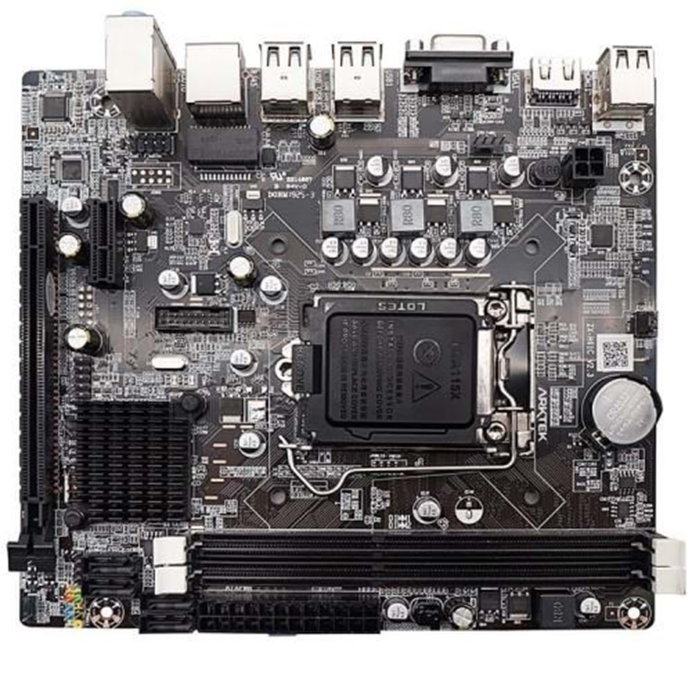 ARKTEK H61 ALPHA FORCE AK-H61M EL DDR3 HDMI PCIE 2.0 1155p mATX