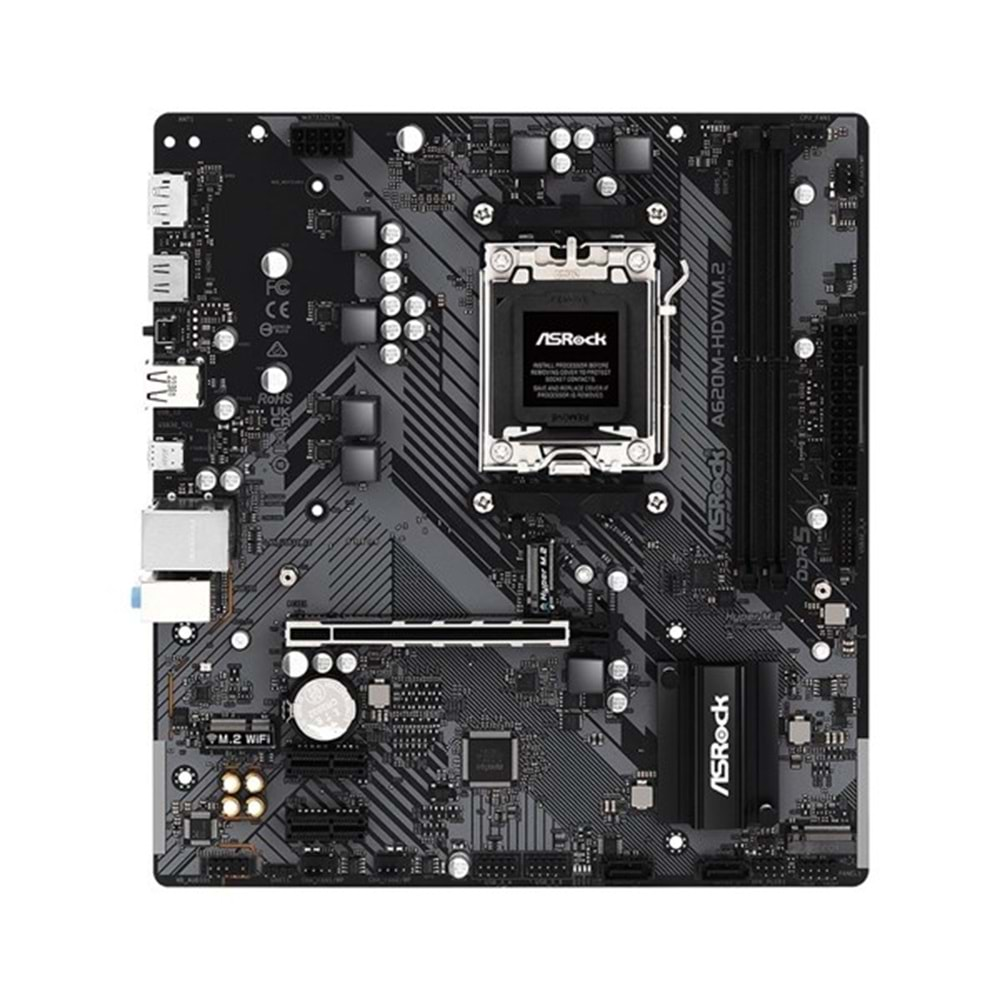 ASROCK A620M-HDV/M.2 DDR5 HDMI-DP TYPE-C PCIE 4.0 AM5 mATX