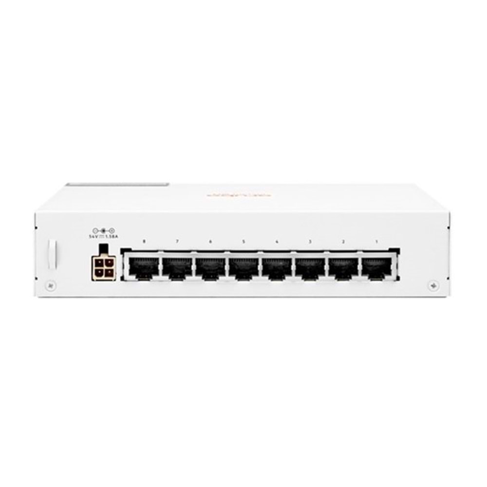 ARUBA 8port Instant On 1430-8 R8R46A Gigabit 64w Full PoE Switch