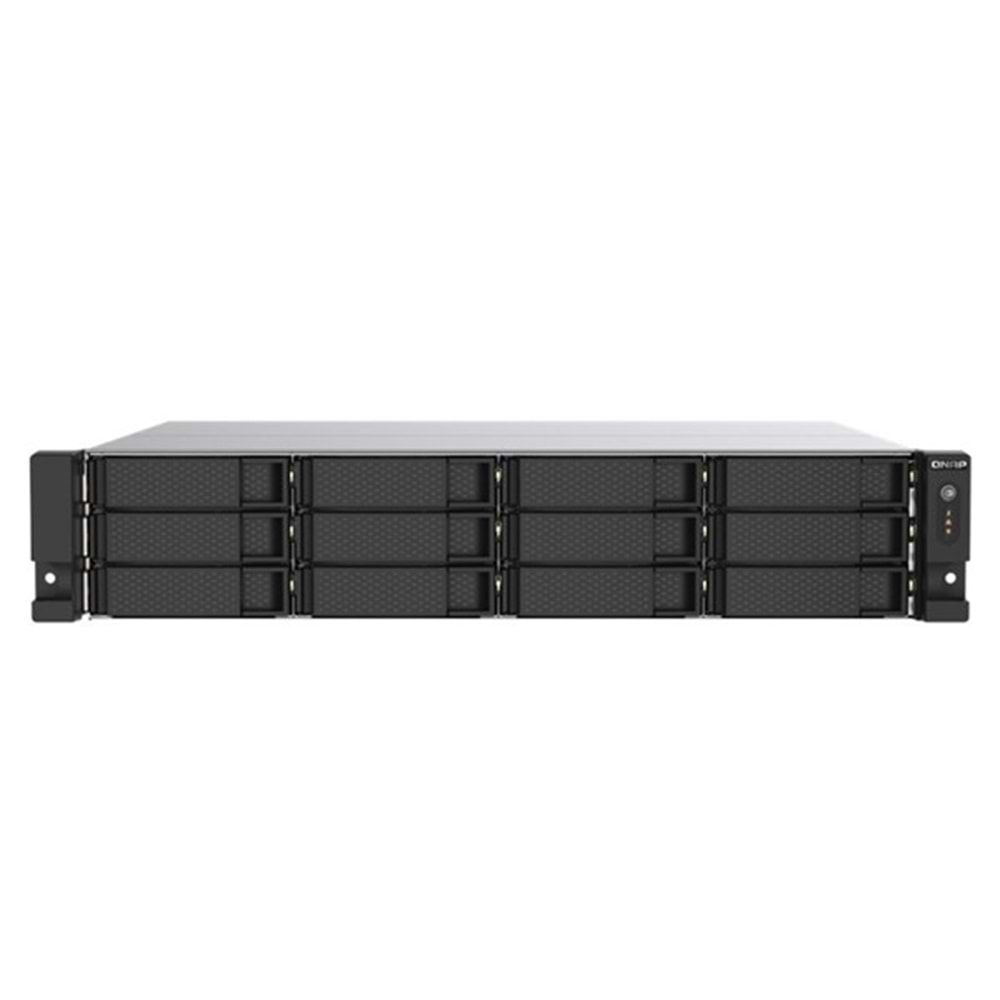 QNAP TS-1273AU-RP-8G RYZEN V1500B-8GB RAM-12-diskli Nas Sunucu(disksiz)