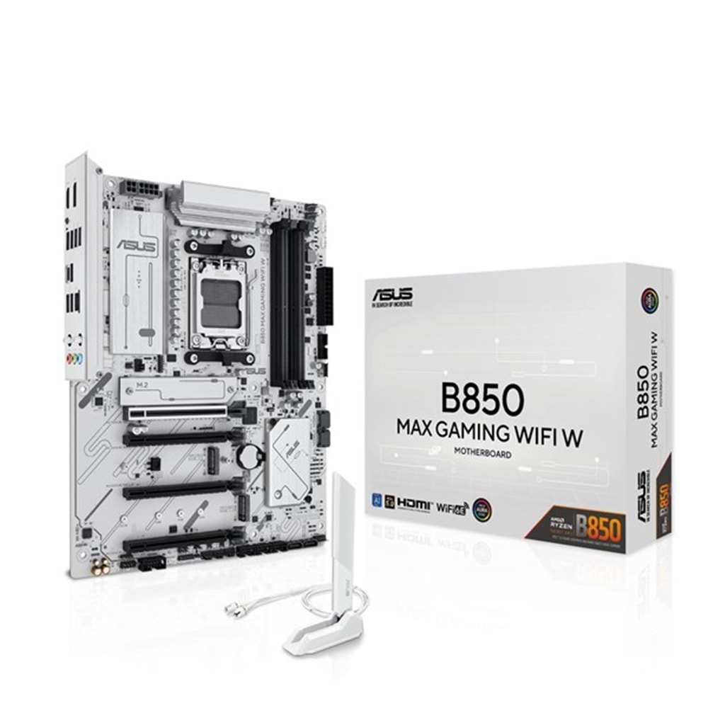 ASUS B850 MAX GAMING WIFI6E W DDR5 HDMI-DP PCIE 5.0 AM5 ATX