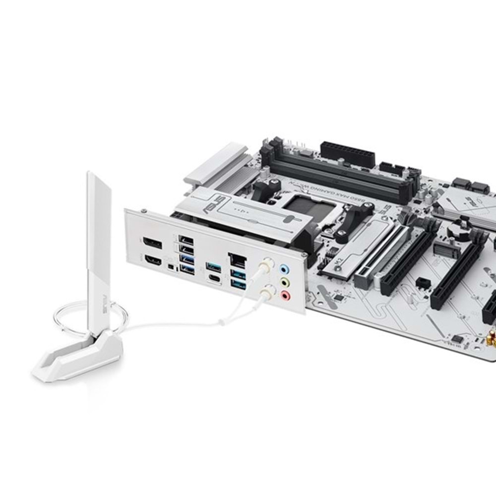 ASUS B850 MAX GAMING WIFI6E W DDR5 HDMI-DP PCIE 5.0 AM5 ATX