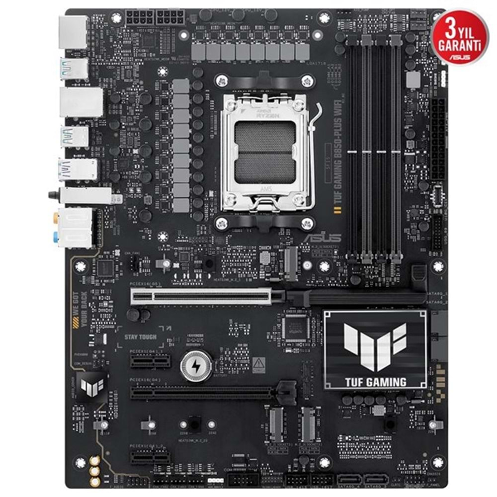 ASUS TUF GAMING B850-PLUS WIFI7 DDR5 HDMI-DP PCIE 5.0 AM5 ATX