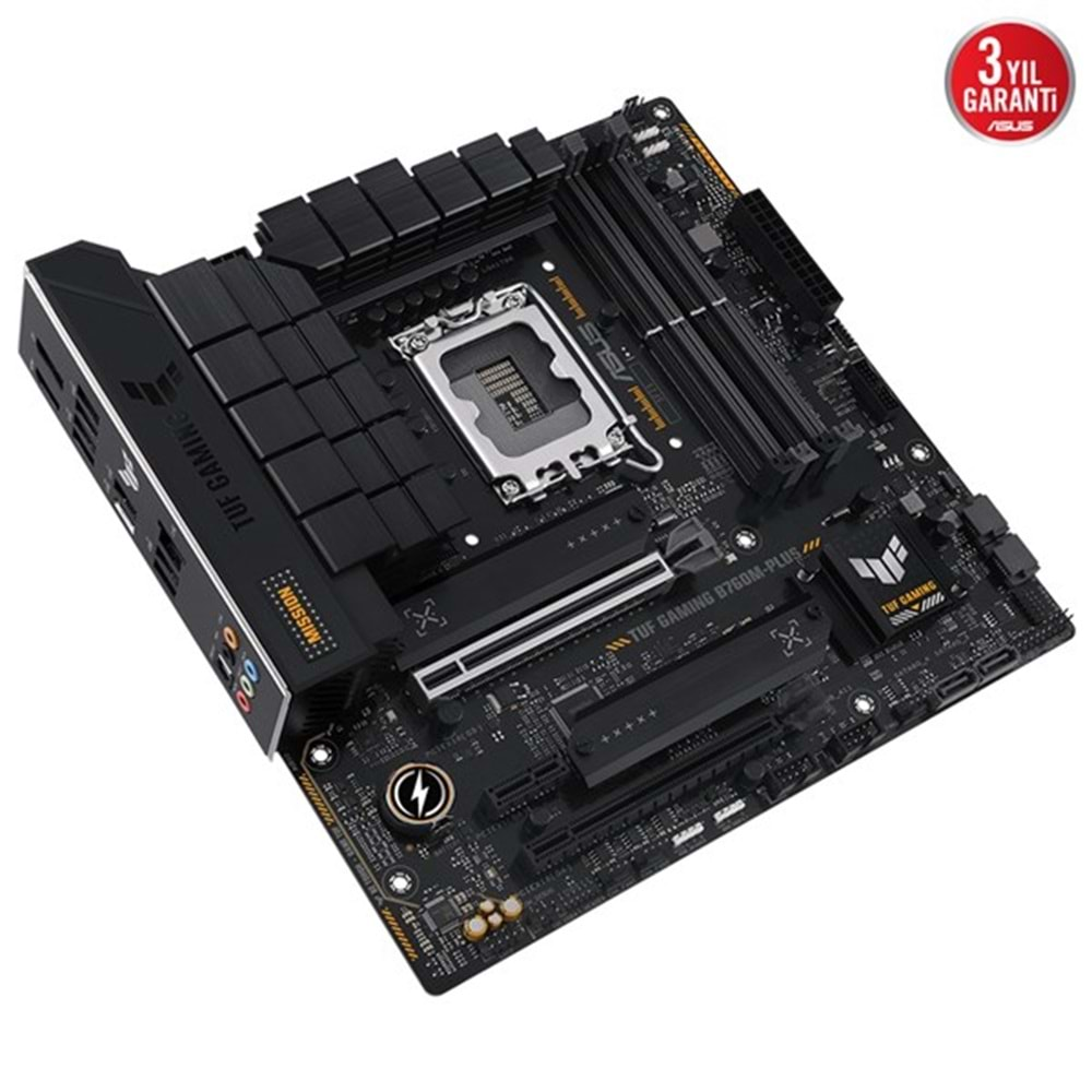 ASUS TUF GAMING B760M-PLUS DDR5 HDMI-DP PCIE 4.0 1700p mATX