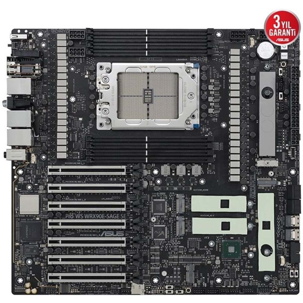 ASUS Pro WS WRX90E-SAGE SE DDR5 ECC WRX90 sTR5 (Threadripper™ PRO 7000 WX İşlemcilerle Uyumlu)