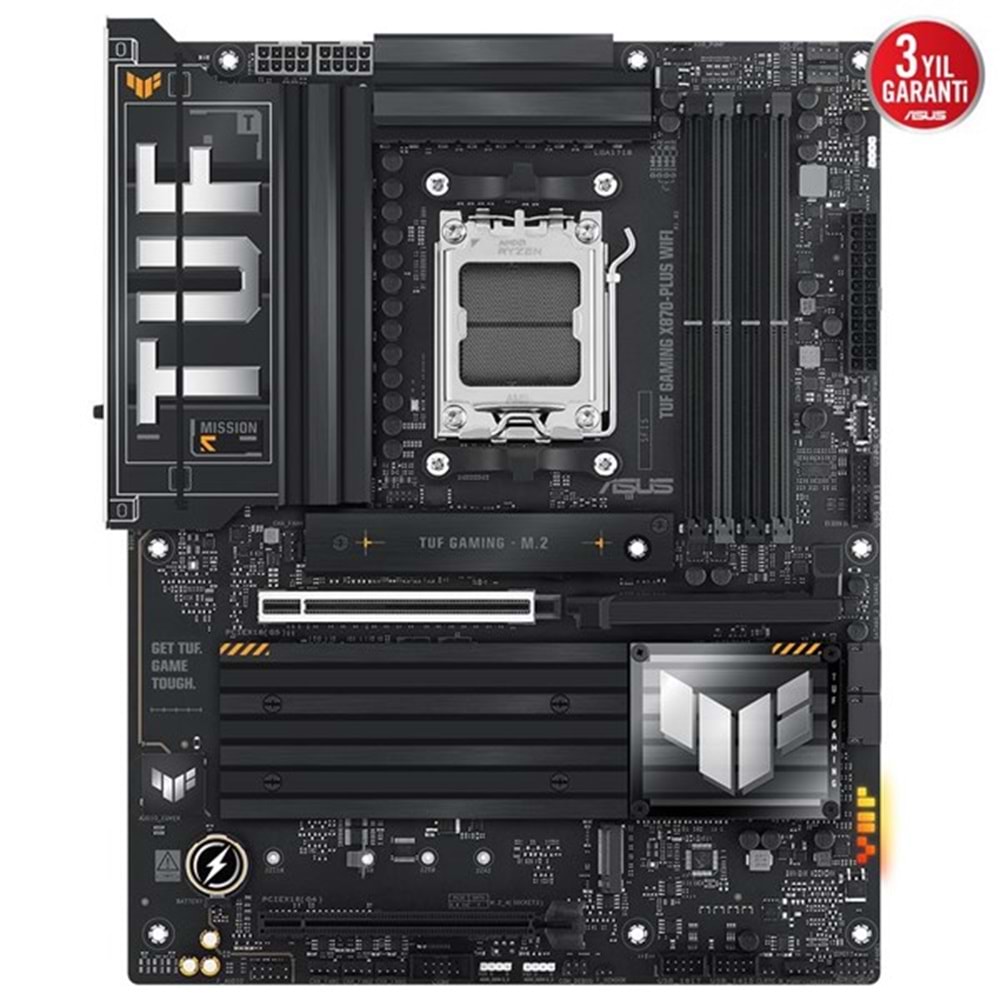 ASUS TUF GAMING X870-PLUS WIFI-7 DDR5 HDMI DP PCIE 5.0 AM5 ATX	
