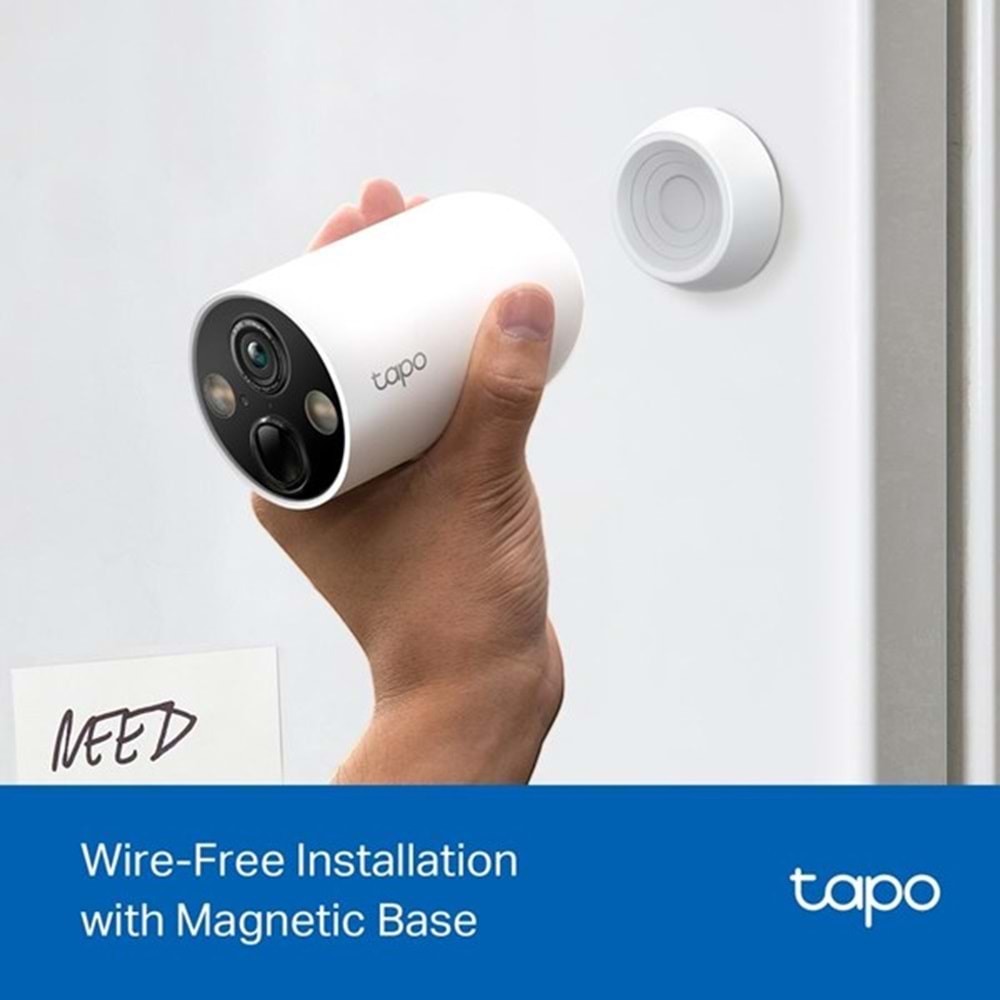 TP-LINK 4MP TAPO C425 BATARYALI KABLOSUZ BULLET IP GÜVENLİK KAMERA 2-li paket