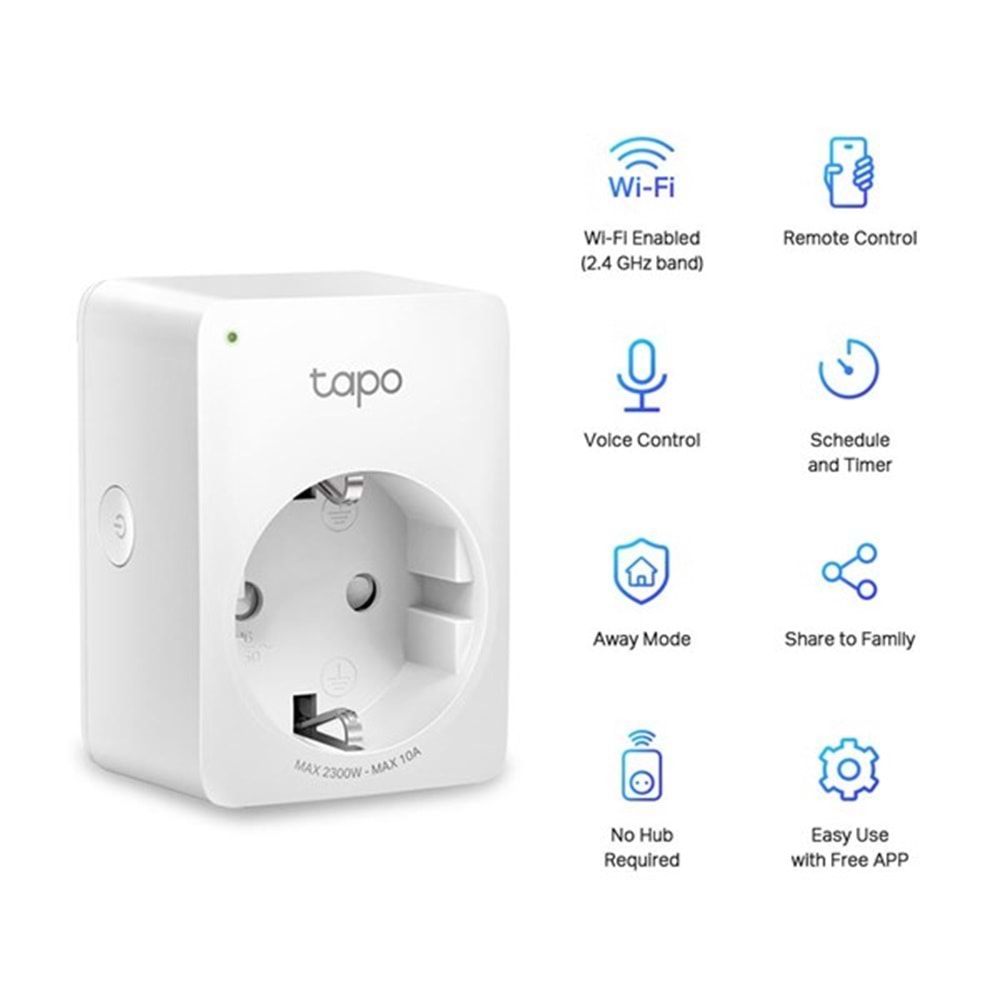 TP-LINK Tapo P100(4-pack) Akıllı Priz