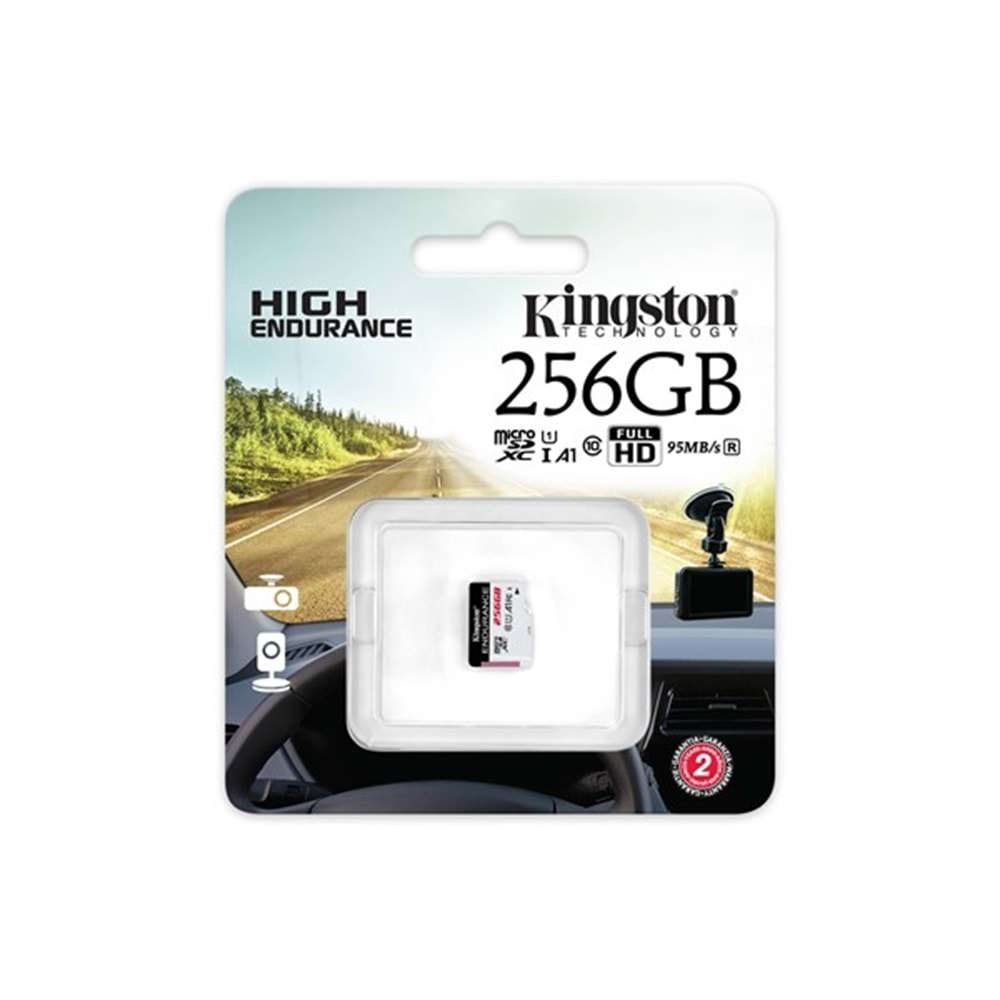 KINGSTON 256GB HIGH-ENDURANCE SDCE/256GB MICRO-SD HAFIZA KARTI
