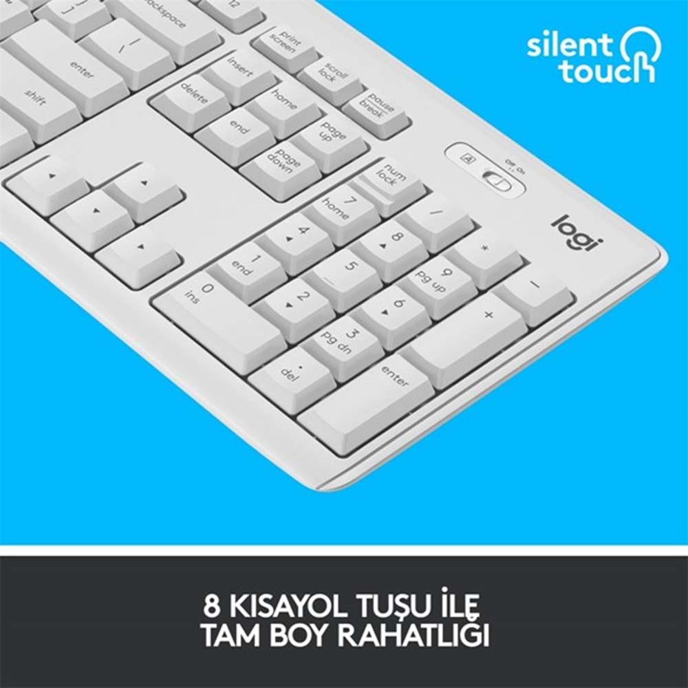 LOGITECH MK295 Kablosuz Klavye 