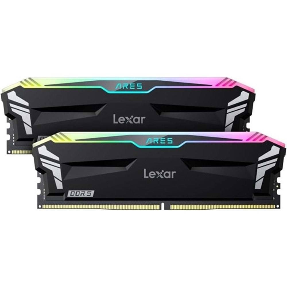 LEXAR 32GB (2X 16GB) DDR5 6000MHZ CL30 RGB DIAL KIT PC RAM ARES LD5BU016G-R6000GDLA