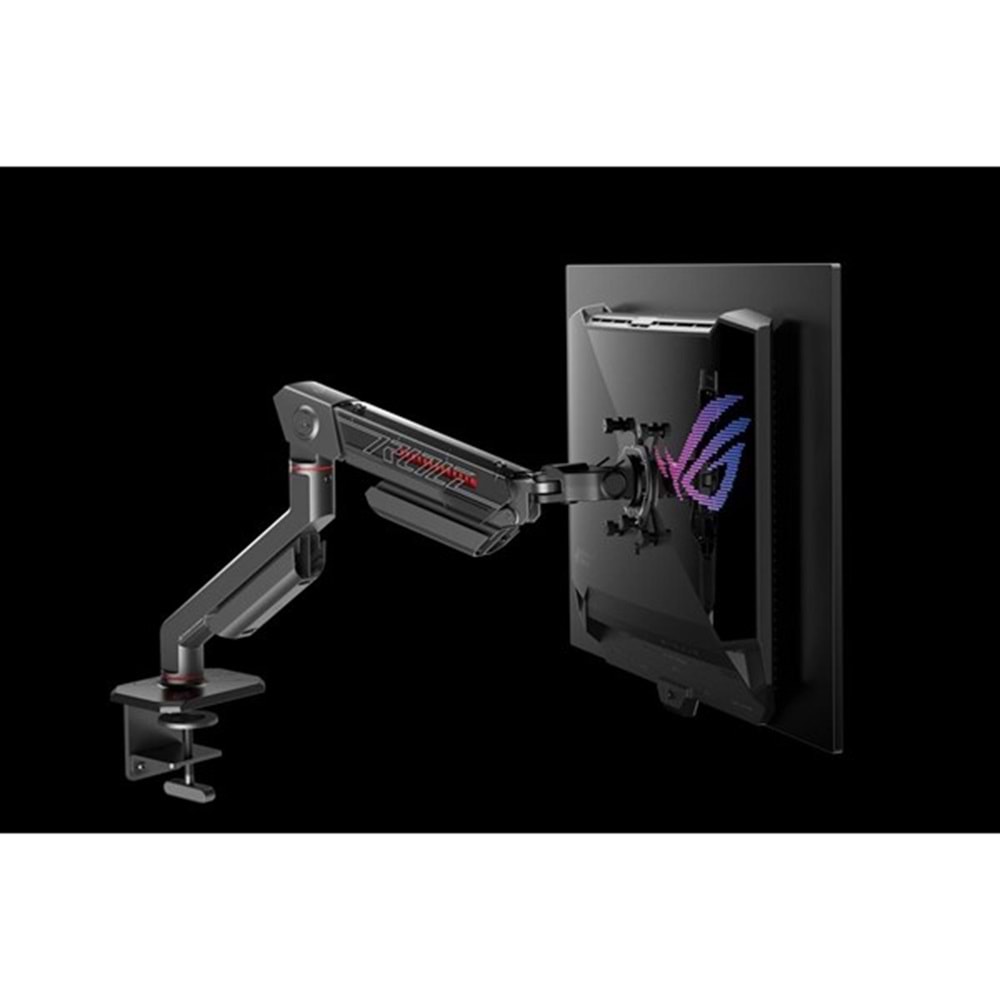ASUS AAS01 ROG Ergonomik Masaüstü 1-kollu Monitör Askı Aparatı 