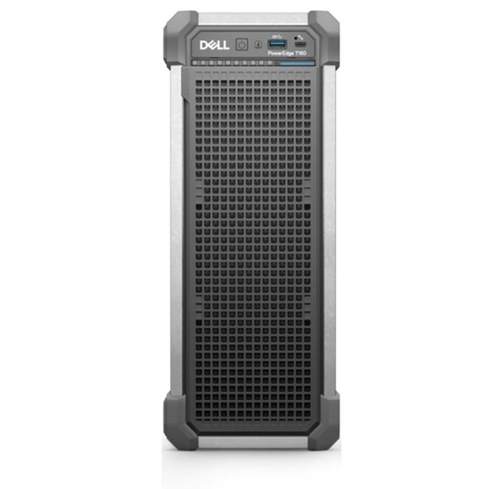 DELL T160 PET160P3 E-2434-16GB RAM-480GB SSD-Broadcom 5720 Dual Port 1Gb On-Board Lom/Perc H355/İdrac9 Basıc 16G/300W
