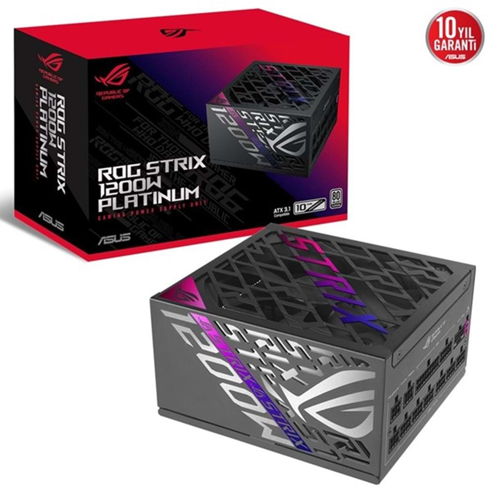 ASUS 1200W 80+ PLATINUM ROG STRIX 1200P TAM MODÜLER POWER SUPPLY