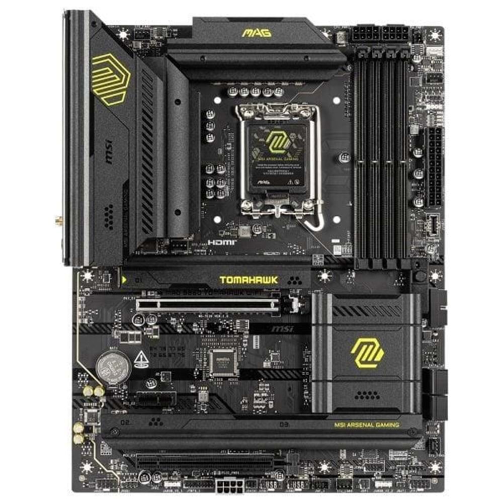 MSI MAG B860 TOMAHAWK WIFI7 DDR5 HDMI-DP PCIE 5.0 1851P ATX