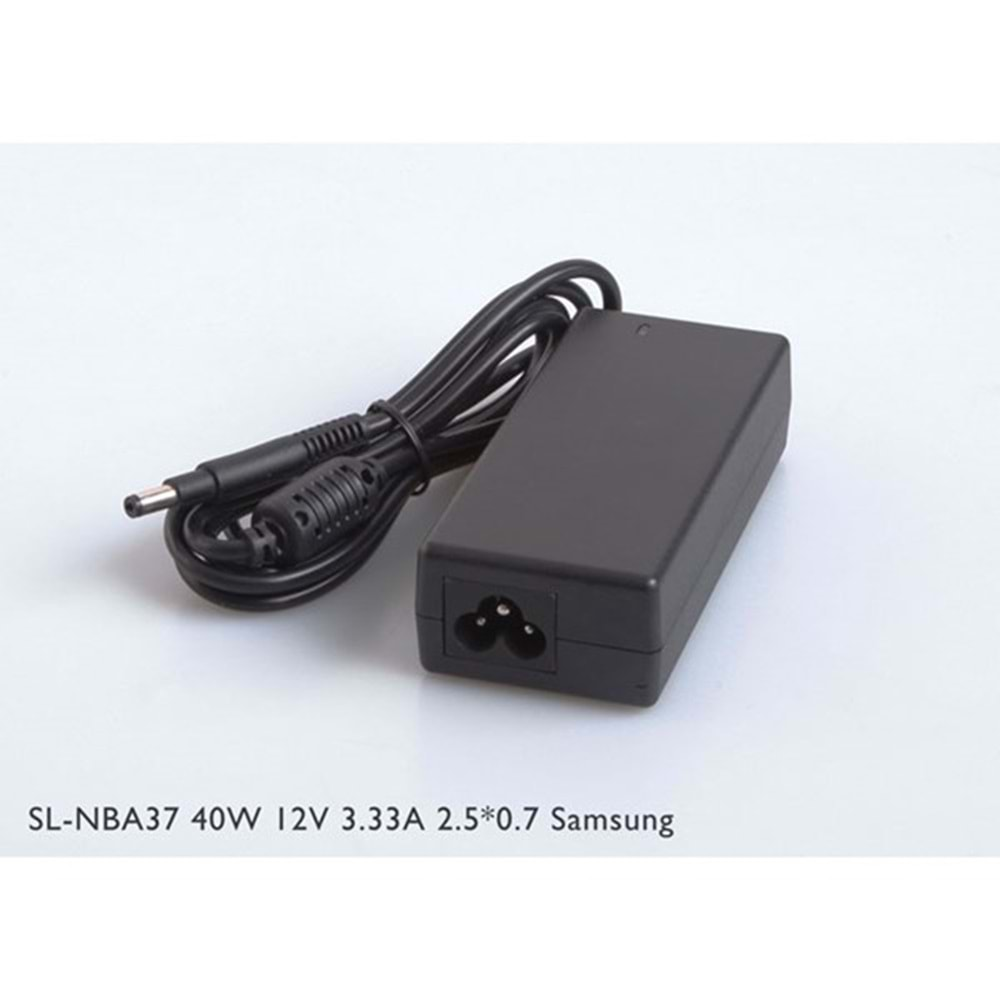 S-link SL-NBA37 40W 12V 3.33A 2.5*0.7 Samsung Ultrabook Standart Adaptör