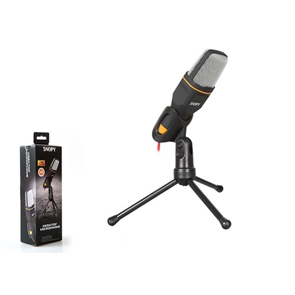 Snopy SN-340M TALKY Siyah Masaüstü Mikrofon
