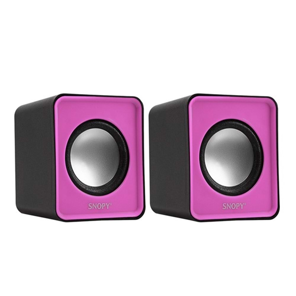 Snopy SN-66 2.0 Pembe USB Speaker