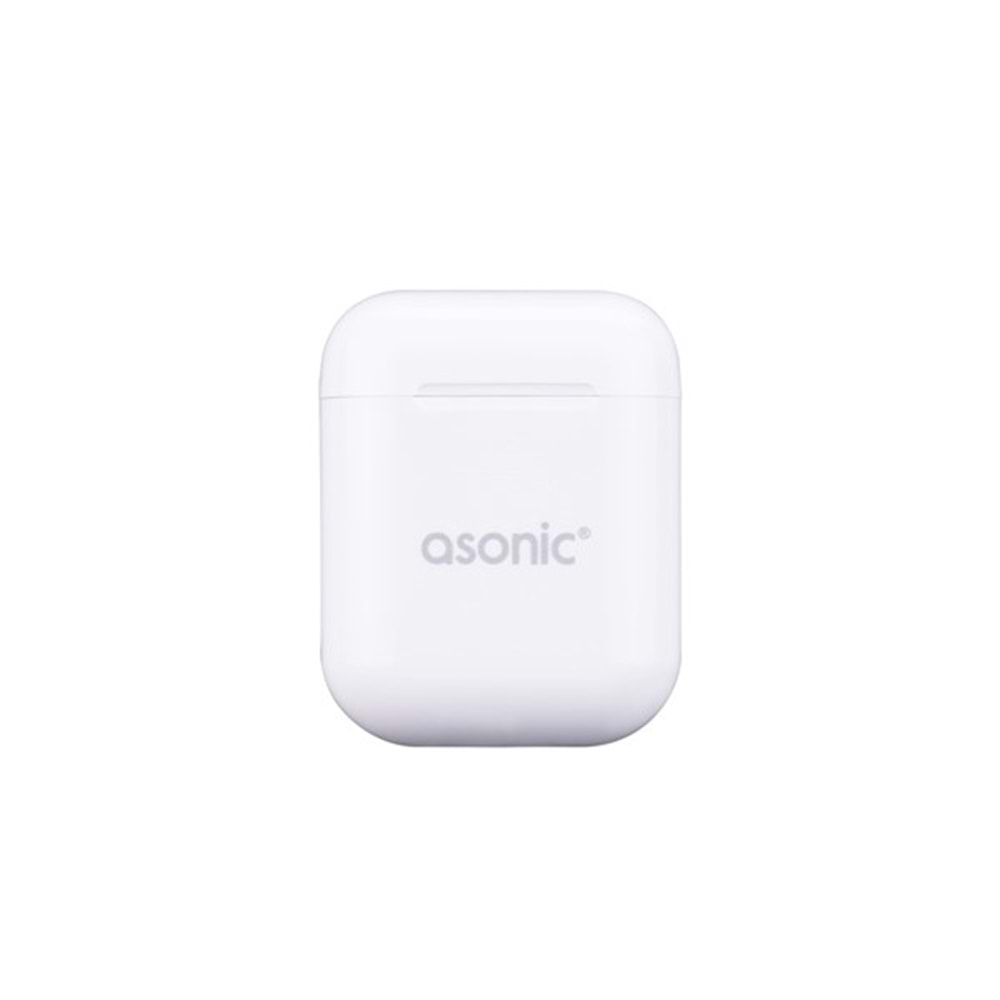 Asonic AS-TWS130 Beyaz Mobil Telefon Uyumlu Bluetooth TWS AirPods Mikrofonlu Kulaklık