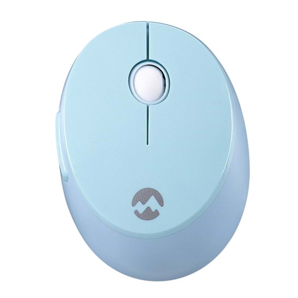 EVEREST Q ROUND KM-6282 Renkli Tuşlu Mavi Kablosuz Multimedia Klavye + Mouse Set