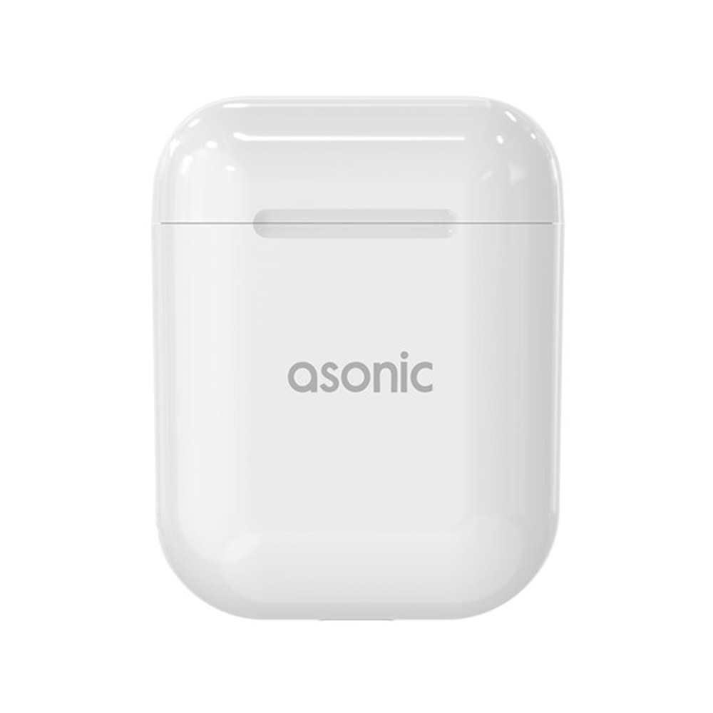Asonic AS-TWS130 PRM Beyaz Mobil Telefon Uyumlu Bluetooth TWS AirPods Mikrofonlu Kulaklık
