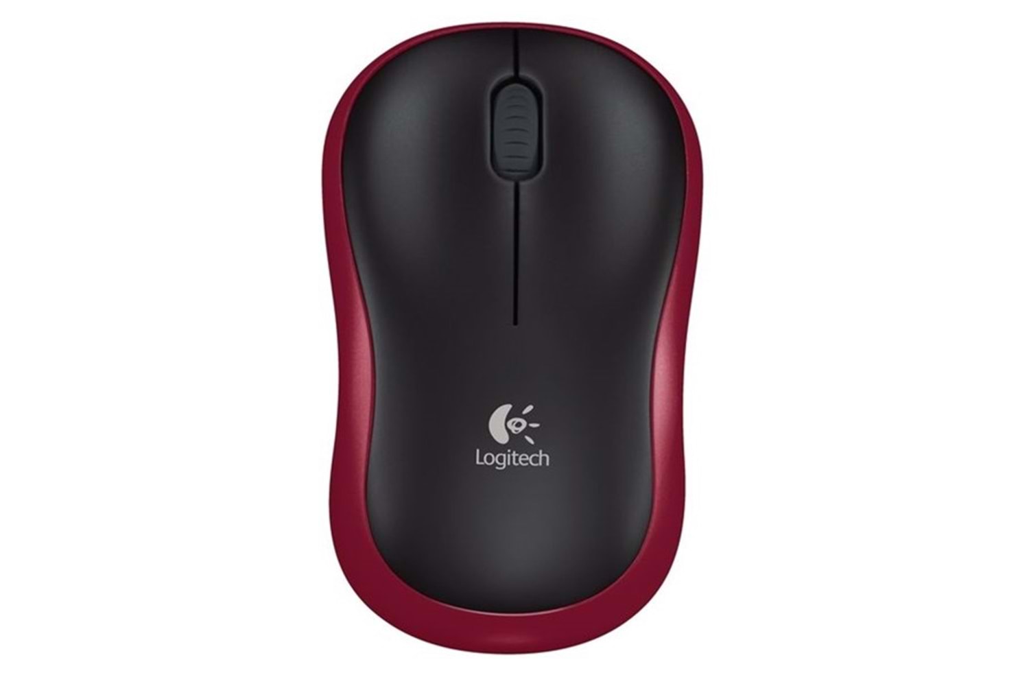 LOGITECH M185 Kablosuz Optic Siyah/Kırmızı Mouse 910-002237