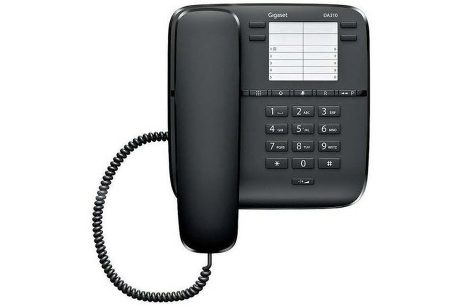 GIGASET DA310 Duvar Tipi Masaüstü Telefon Siyah