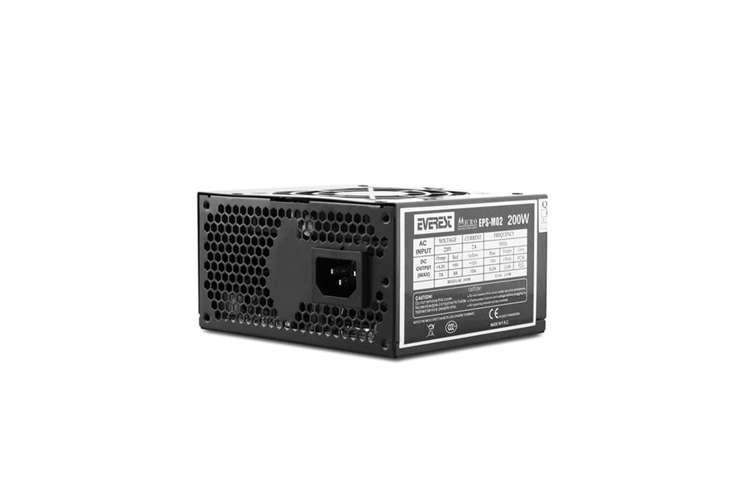 EVEREST 200W EPSM02 8cm Fanlı Micro Power Supply