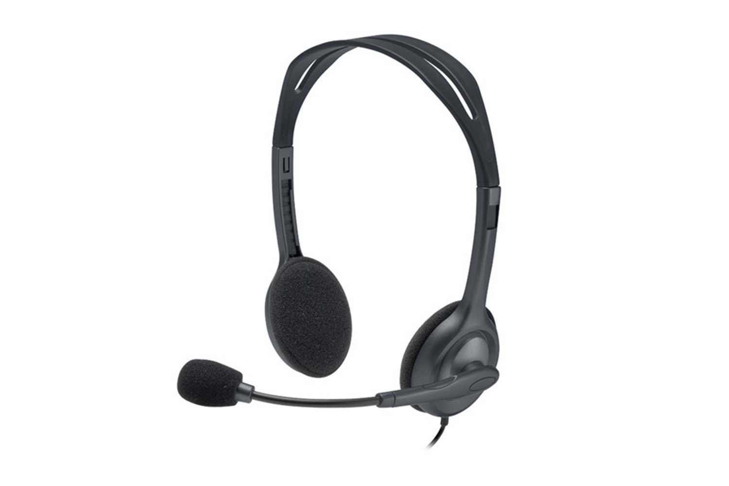 LOGITECH H110 Stereo 3.5mm Jack Gri Mikrofonlu Kulaklık 981-000271