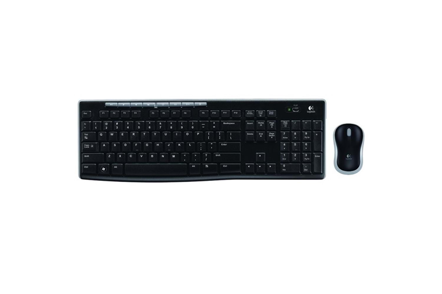 LOGITECH MK270 Kablosuz Q Trk Siyah Multimedya Klavye - Mouse Set 920-004525