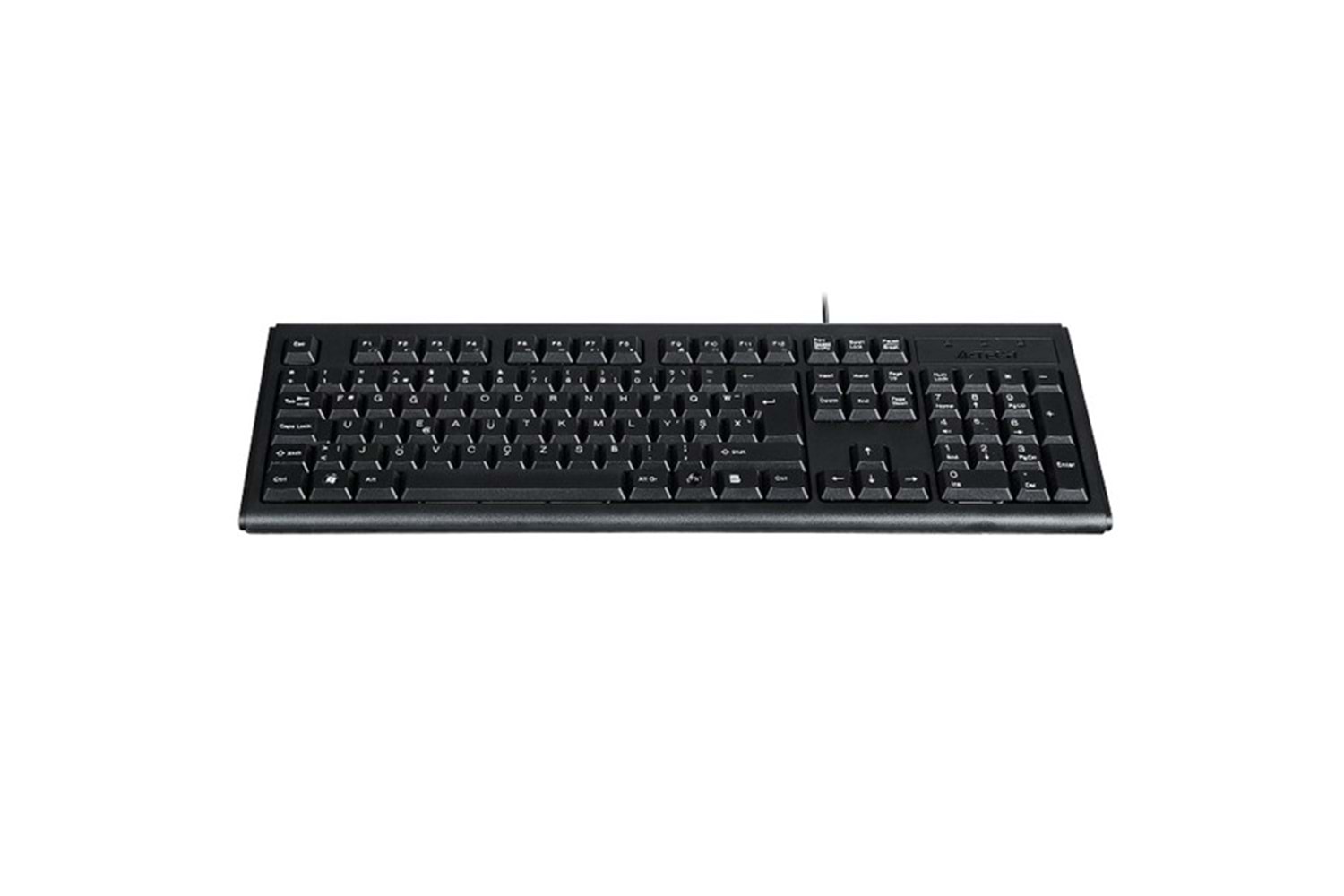 A4 TECH KM-720 USB F Trk Siyah Multimedya Klavye