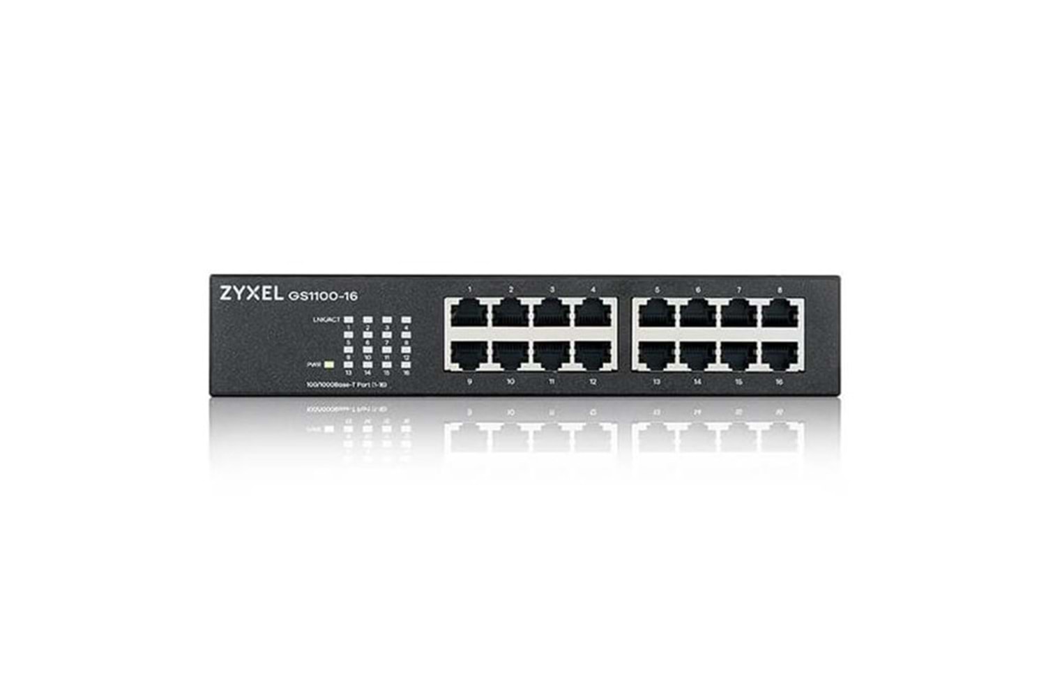 ZyXEL 16port GS1100-16 GIGABIT Yönetilemez Switch Masaüstü